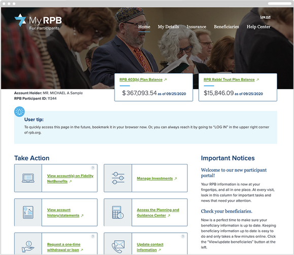 MyRPB For Participants Portal—NOW LIVE! | Reform Pension Board