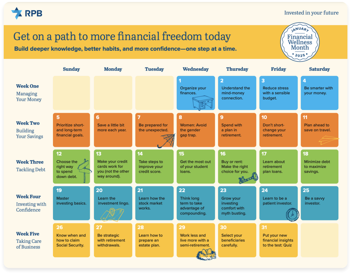 Financial Wellness Calendar